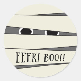 Halloween-Sticker Runder Aufkleber