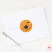 Halloween-Sticker Runder Aufkleber (Umschlag)