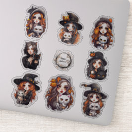 Halloween-Sticker-Set Aufkleber