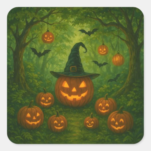 Halloween sticker that matches nature (Vorderseite)