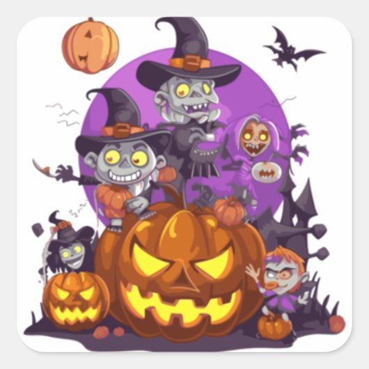 Halloween stickers (Vorderseite)