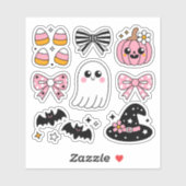 Halloween Stickers Aufkleber (Blatt)