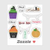 Halloween Stickers Aufkleber (Blatt)