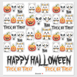 Halloween Stickers Aufkleber