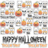 Halloween Stickers Aufkleber (Vorderseite)