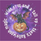 Halloween Stickers Cat Aufkleber (Vorderseite)
