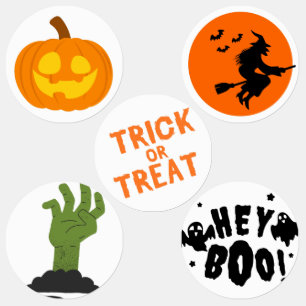 Halloween Stickers Etiketten