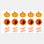 Halloween Stickers Etiketten (Blatt)