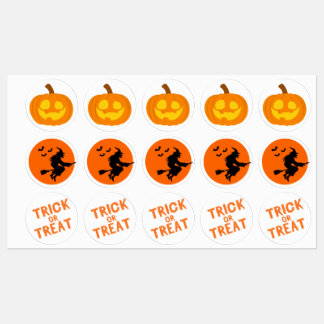 Halloween Stickers Etiketten