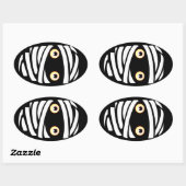 Halloween Stickers Fun Personalisiert Mummy Sticke (Blatt)