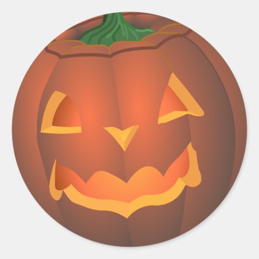 Halloween Stickers Personalisiert Pumpkin Stickers (Vorderseite)