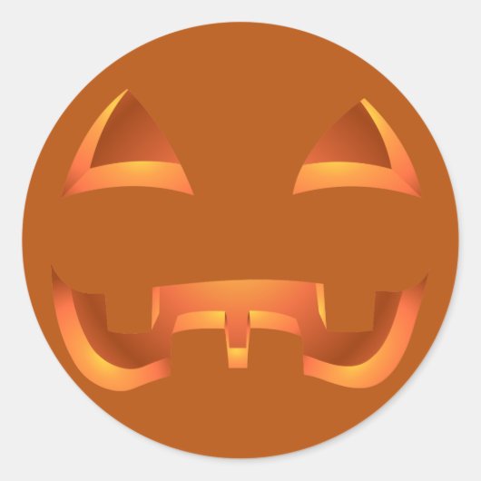 Halloween Stickers Personalisiert Pumpkin Stickers (Vorderseite)
