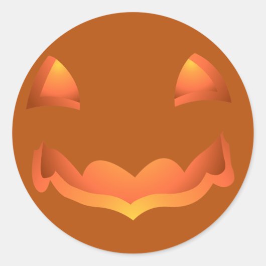 Halloween Stickers Personalisiert Pumpkin Stickers (Vorderseite)