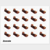 Halloween Stickers Personalisiert Zombie Stickers (Blatt)