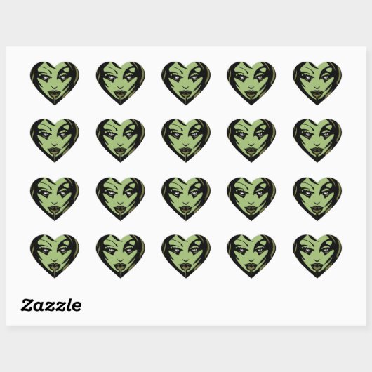 Halloween Stickers Personalisiert Zombie Stickers (Blatt)
