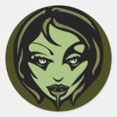 Halloween Stickers Personalisiert Zombie Stickers (Vorderseite)