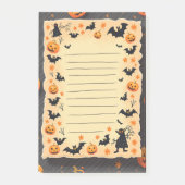 Halloween Sticky Notes mit lustigen Pumpkins und G Post-it Klebezettel (Vorderseite)