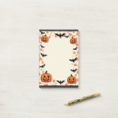 Halloween Sticky Notes mit Pumpkins und Fleets Post-it Klebezettel (Auf Schreibtisch)