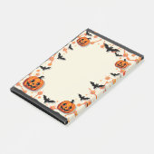 Halloween Sticky Notes mit Pumpkins und Fleets Post-it Klebezettel (angewinkelt)