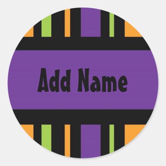 Halloween-Stift Runder Aufkleber (Vorderseite)