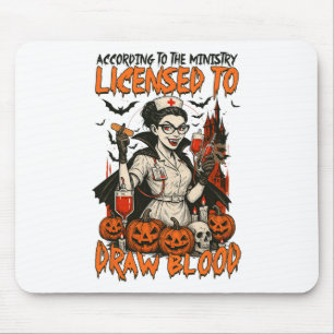 Halloween Stimmung Grusel Saison Krankenschwester Mousepad