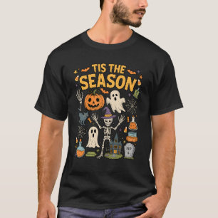 Halloween Stimmung Gruselige Jahreszeit Kürbis Hex T-Shirt