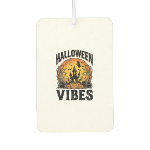 Halloween-Stimmung Vintage-Geisterhafter-Mond-Shir Autolufterfrischer