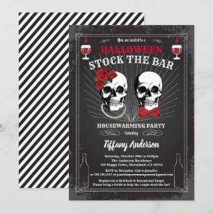 Halloween-Stock-The-Bar-Hausparty Einladung