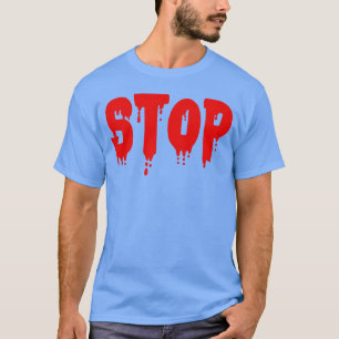 Halloween Stopp Retro T-Shirt