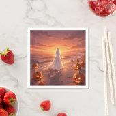 Halloween.Strand Thema Serviette (Beispiel)