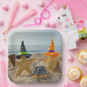 Halloween Strandfische Hexen Pappteller (Party)