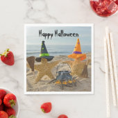 Halloween Strandfische Hexen Serviette (Beispiel)