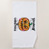 Halloween Strandtuch (Vorderseite)