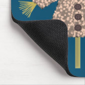 Halloween Straw Scarecrow and Ravens Mousepad (Ecke)