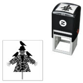 Halloween Straw Scarecrow and Ravens Permastempel (Beispiel)