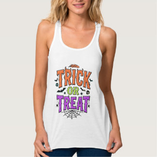 Halloween Streich Behandeln Lustiges Spinnennetz R Tank Top
