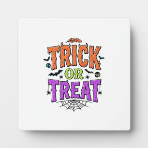 Halloween Streich Behandlung Lustiges Spinnennetz  Fotoplatte