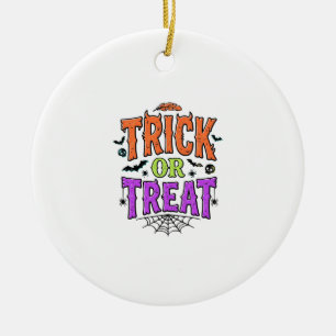 Halloween Streich Behandlung Lustiges Spinnennetz Keramik Ornament