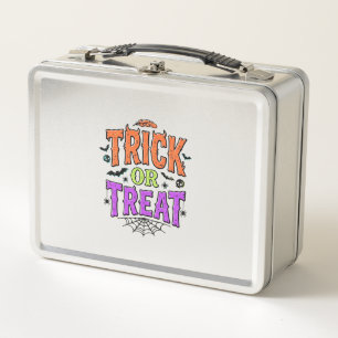 Halloween Streich Behandlung Lustiges Spinnennetz Metall Brotdose