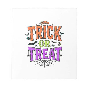 Halloween Streich Behandlung Lustiges Spinnennetz Notizblock