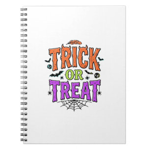 Halloween Streich Behandlung Lustiges Spinnennetz Notizblock