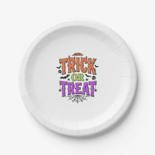 Halloween Streich Behandlung Lustiges Spinnennetz Pappteller