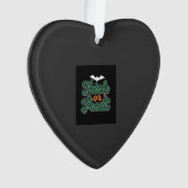Halloween Streich oder Sauber Fledermaus-Webdesign Ornament (Vorderseite)