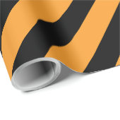 Halloween Streifen 12 Geschenkpapier (Rolleneckpunkt)