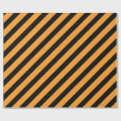 Halloween Streifen 12 Geschenkpapier (Flach)