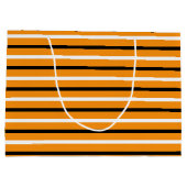 Halloween-Streifen 3 Große Geschenktüte (Rückseite)