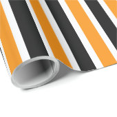 Halloween Streifen 9 Geschenkpapier (Rolleneckpunkt)