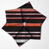 Halloween Streifen Schwarz-Orange-Muster Stoff