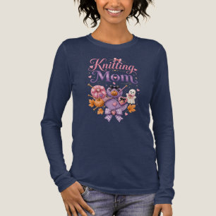 Halloween Strickende Mutter - Damen T-Shirt Tri-Blend Shirt