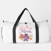 Halloween Strickende Mutter - Reisetaschen Duffle Bag (Rückseite)